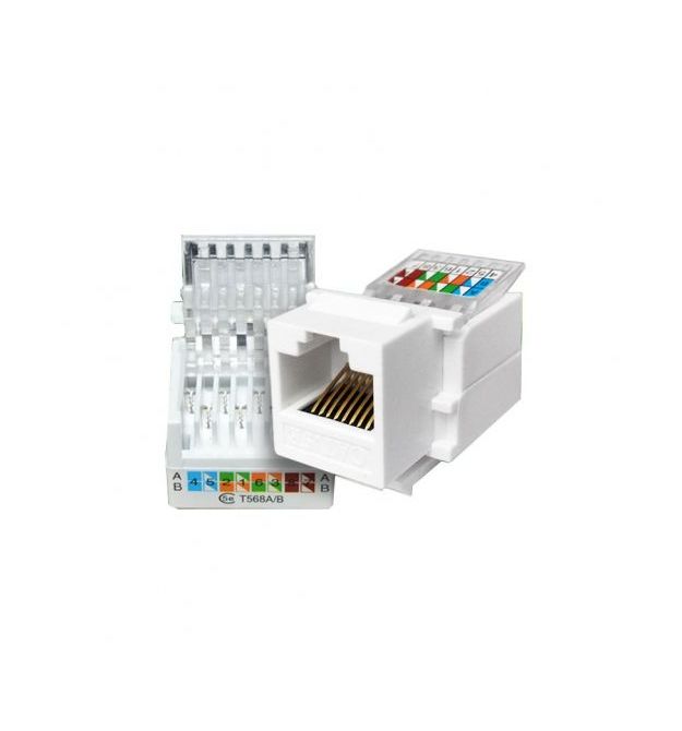 Модуль KeyStone RJ45 UTP, кат. 6, безінструментний, LW