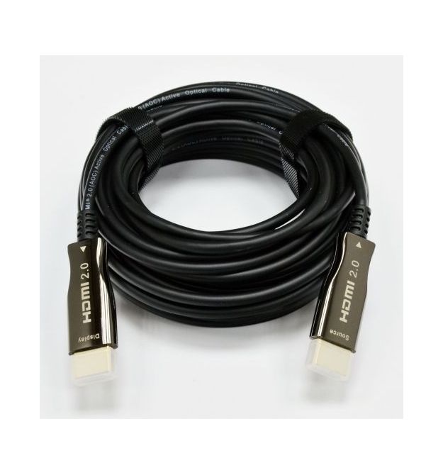 HDMI 2.0 патчкорд 10м з передачею сигнала 4K UHD по оптичному кабелю (AOC)