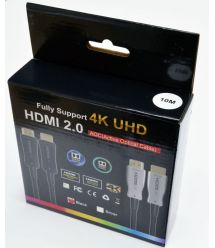 HDMI 2.0 патч-корд 10м с передачей сигнала 4K UHD по оптическому кабелю (AOC)