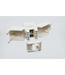 Модуль KeyStone RJ45 UTP, кат. 6a, Slim, LW