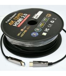 HDMI 2.0 патчкорд 60м з передачею сигнала 4K UHD по оптичному кабелю (AOC)