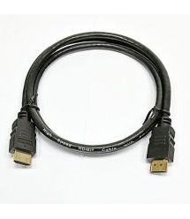 HDMI Патчкорд 19+1, 4k 60hz, 1 м, чорний