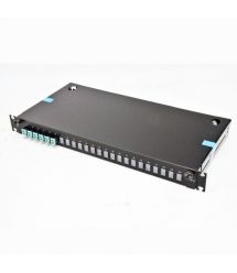 ВО патч-панель LAN1 з 6xLC Duplex адапт., 12 пігтейл., сплайс-касетою, MM, OM3-OM4, 1U