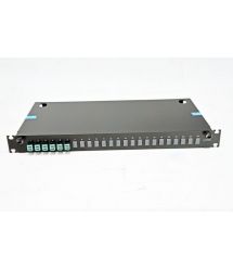 ВО патч-панель LAN1 з 6xLC Duplex адапт., 12 пігтейл., сплайс-касетою, MM, OM3-OM4, 1U
