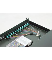 ВО патч-панель LAN1 з 12xLC Duplex адапт., 24 пігтейл., сплайс-касетами, MM, OM3-OM4, 1U