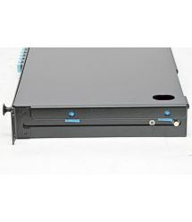 ВО патч-панель LAN1 з 12xLC Duplex адапт., 24 пігтейл., сплайс-касетами, MM, OM3-OM4, 1U