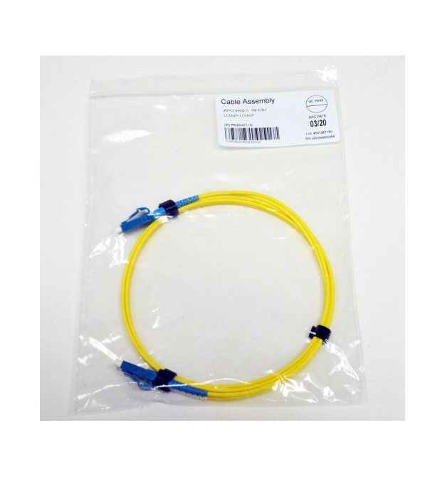 ВО патч-корд, LC-LC, 2.0мм, (OS2), Duplex, LSZH, 1м