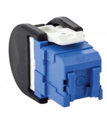 Модуль Keystone UTP RJ45 кат. 6, черный, Corning