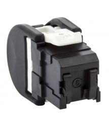 Модуль Keystone UTP RJ45 кат. 6, черный, Corning