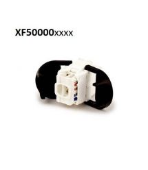 Модуль Keystone UTP RJ45 кат. 6, черный, Corning