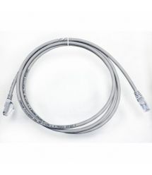 Патч-корд кат. 6A, 24AWG, RJ45-RJ45, серый, 0.5 м, U-UTP, LSZH, Corning