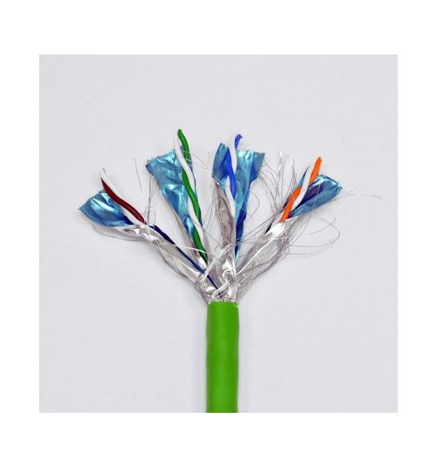 Кабель S-FTP 4P VOL-10SFL, кат. 7, LSOH, зеленый, 1000 м, Corning