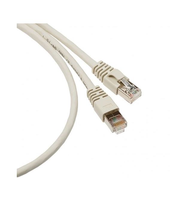 Патч-корд кат. 5e, RJ45-RJ45, сірий, 2 м, F-UTP, LSZH