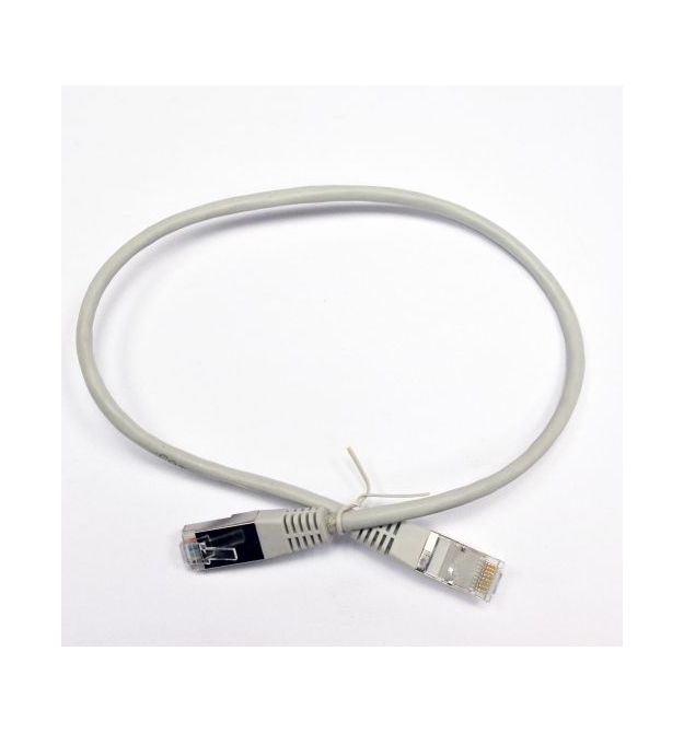 Патч-корд U-FTP, 5м, кат. 6А, 30AWG Slim, LW