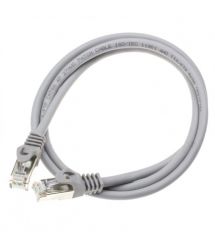 Патч-корд S-FTP, 3 м, кат. 6А, сірий, LW