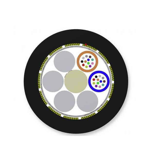 ВО кабель U-BQ(ZN)BH 2x12G50 OM4 LT 2.3, ClearCurve, политуб, LSZH-FRNC (Eca), Gel-Free