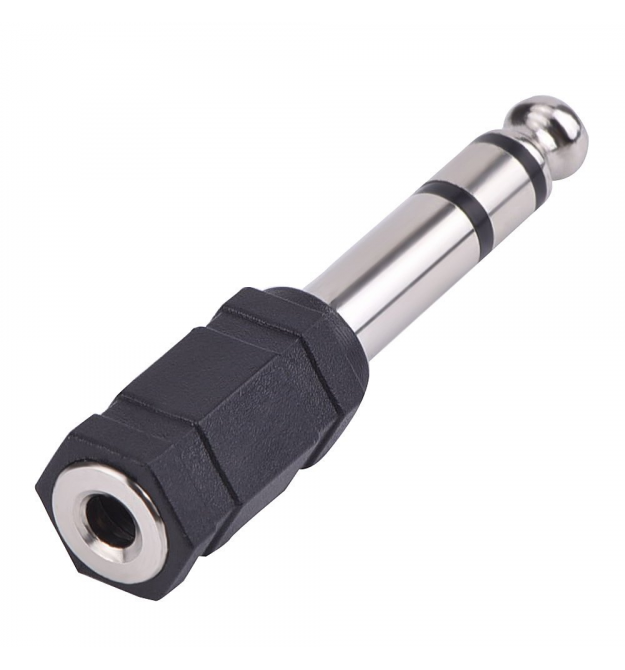 Переходник SKY SOUND AD-001 (6.3 мм Jack ("папа") - 3.5 мм Jack("мама"))