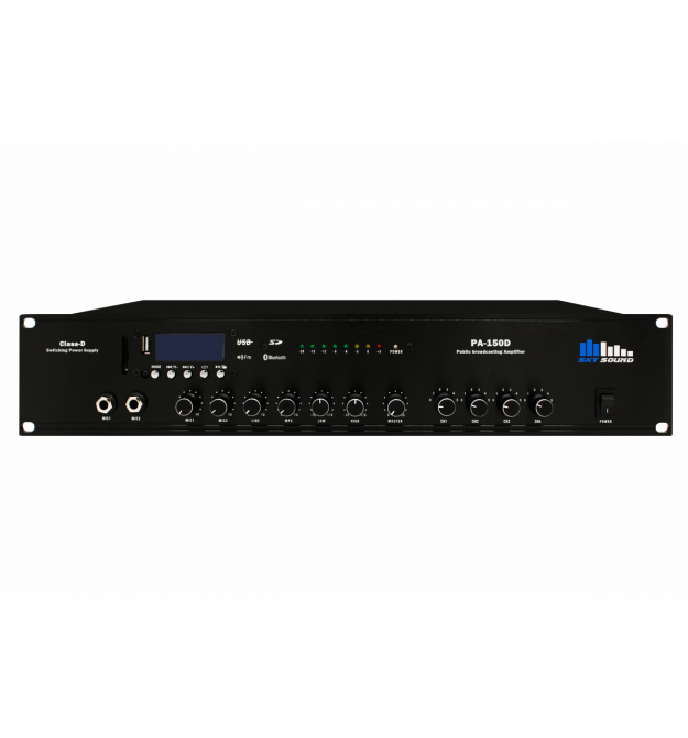 Трансляционный усилитель мощности SKY SOUND PA-150D (4-ZONE)