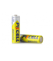 Аккумулятор PKCELL 1.2V AA 600mAh NiMH Rechargeable Battery, 2 штуки в блистере цена за блистер, Q