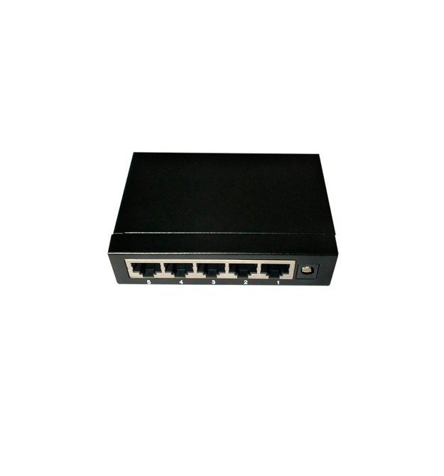 Коммутатор Dinkia DS-1005P 5 портов Ethernet 10 – 100 Мбит – сек, без БП, BOX
