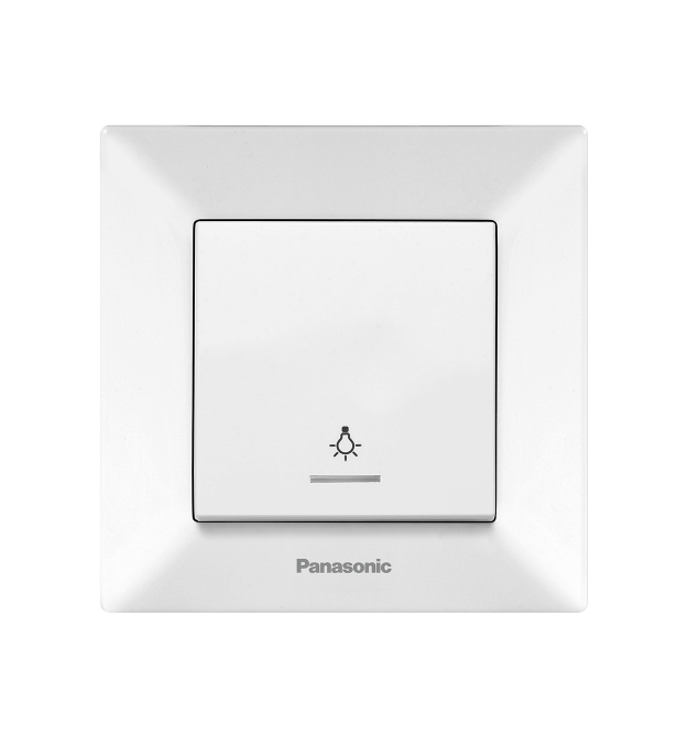Кнопка вызова Panasonic Arkedia Slim, белая