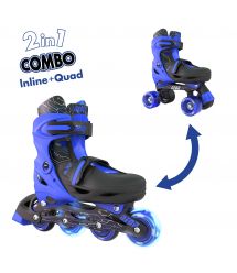 NEON Ролики Combo Skates[Синий (Размер 30-33)]