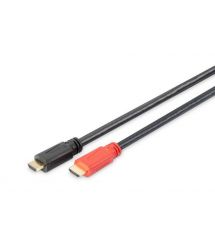 Digitus Кабель HDMI High speed с усилителем (AM/AM) 15m, black