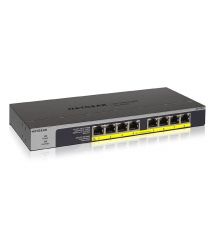 NETGEAR Коммутатор GS108LP 8xGE PoE+, неуправляемый