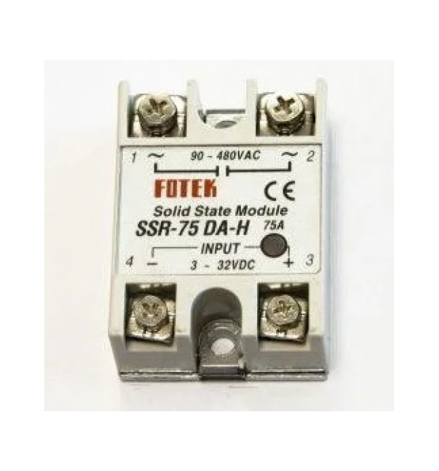 Твердотельное реле FQFER SSR-75DA 75А 24-380VAC