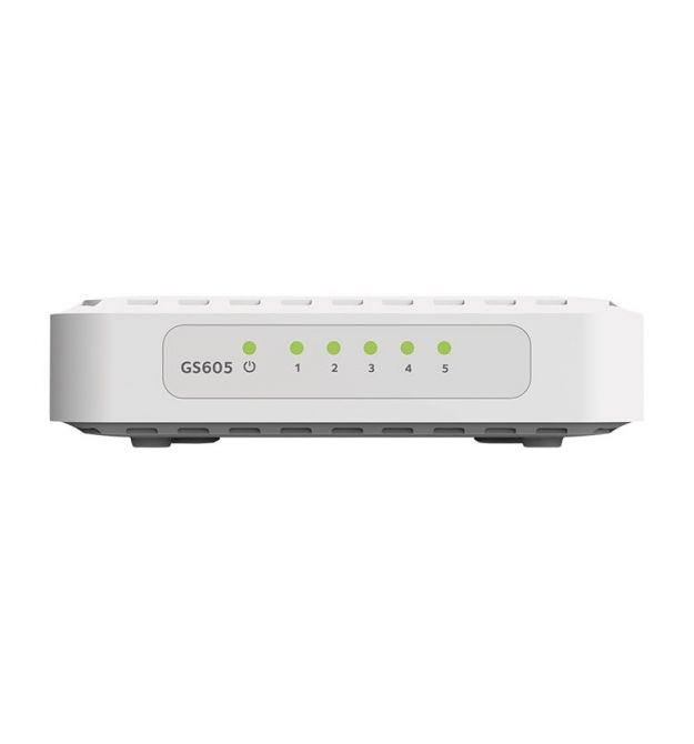 NETGEAR Коммутатор GS605 5xGE, неуправляемый