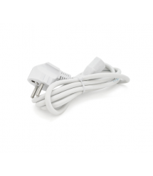 Кабель питания Ritar PC-186 CEE7 - 17-C13, 1.5m, 0.75mm, 3 pin (евровилка), White, OEM, МЕДЬ!!!!