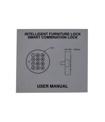 Мебельный замок с кодовой клавиатурой SEVEN LOCK P-12