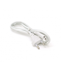 Кабель питания 1.5m, 0.5mm, PC-184 - 2 CEE7 - 16-C7 2 pin (для бытовой техники), White, OEM Q200