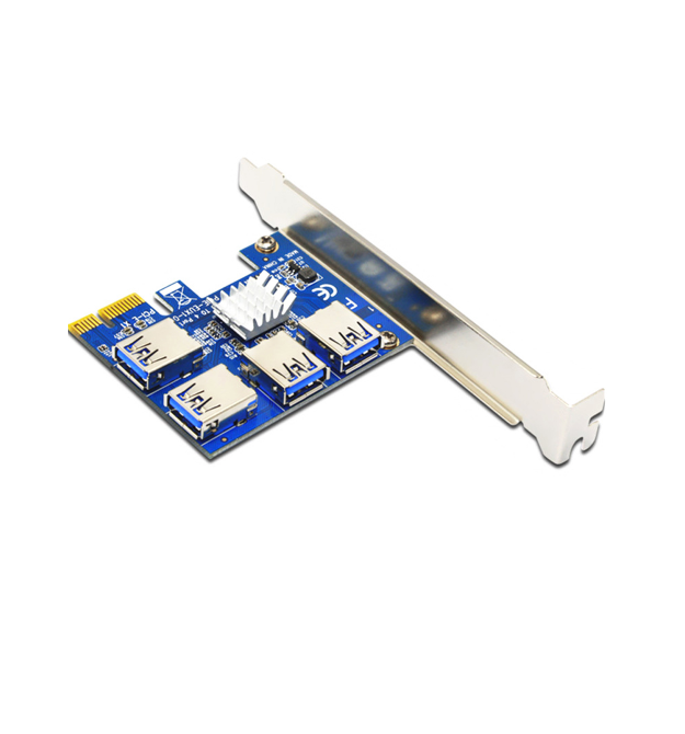 Контролер PCI-Е-USB 3.0, 4 порта, 5Gbps, OEM