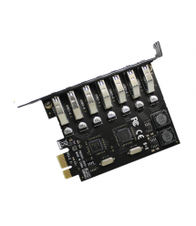 Контроллер PCI-Е-USB 3.0, 7 портов, 5Gbps, BOX