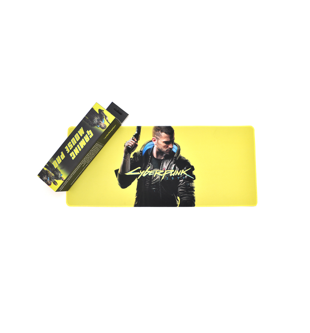 Коврик 300*700 тканевой Cyberpunk Vi с боковой прошивкой, толщина 3 мм, цвет Mix, Пакет