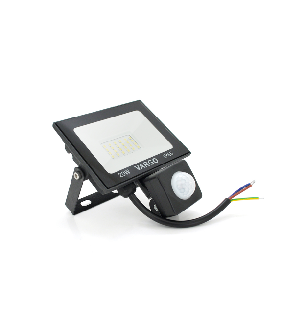 Прожектор LED c датчиком движения Vg-20W, IP65, 6500K, 2700Лм. Box
