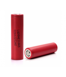 Аккумулятор 18650 Li-Ion LG LGDBHE21865, 2500mAh, 35A, 4.2 - 3.6 - 2.5V, RED, PVC BOX