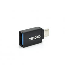 Перехідник VEGGIEG OT-B USB3.0(AF) OTG - Type-C(M), Black, Пакет