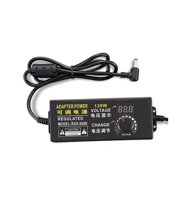 Адаптер питания NZX-31250 с регулировкой 3-12V 5A, штекер 5,5*2,5, LED - индикация