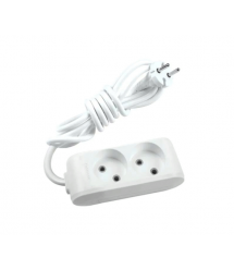 Удлинитель Panasonic X-tendia 2 гнезда, 3 м, с защитными шторками, серый