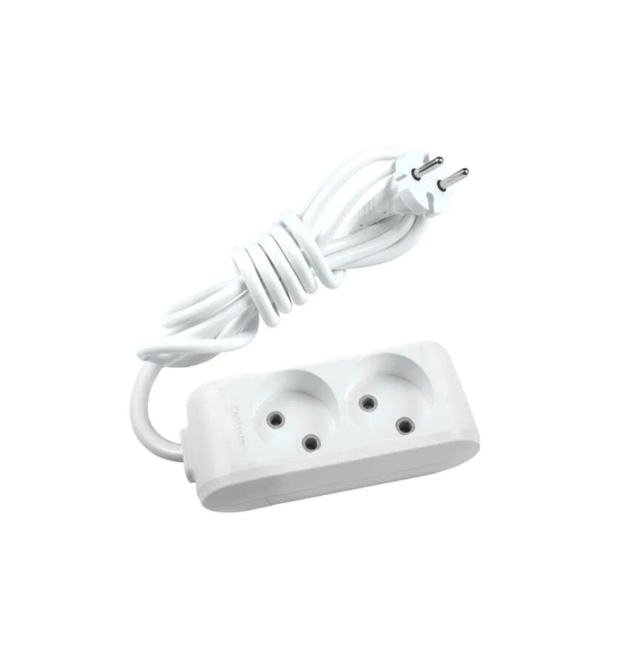 Удлинитель Panasonic X-tendia 2 гнезда, 3 м, с защитными шторками, серый