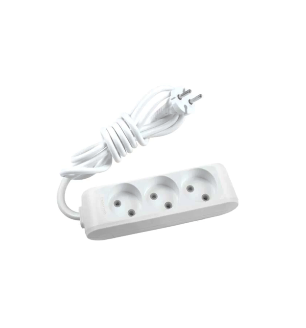 Удлинитель Panasonic X-tendia 3 гнезда, 3 м, с защитными шторками, серый