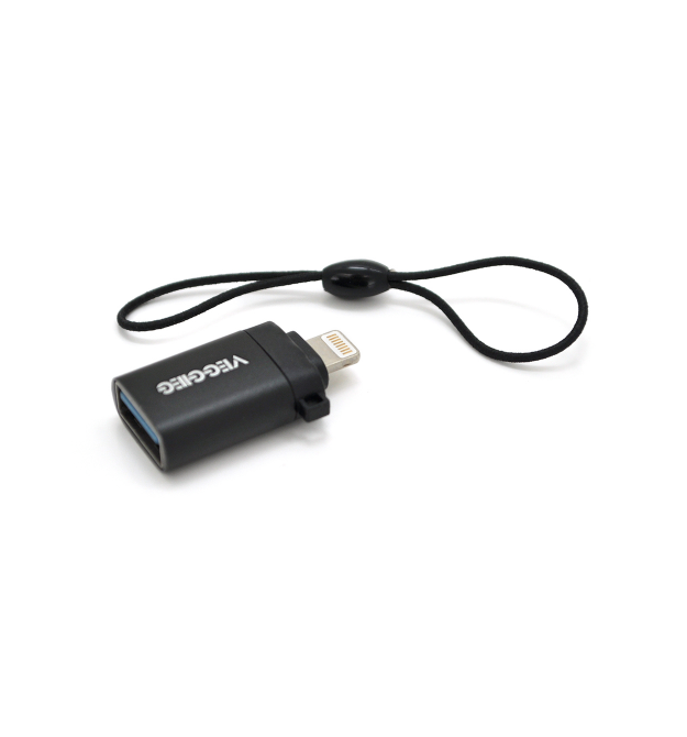 Переходник VEGGIEG TC-117, USB 3.0 OTG - Lighting (Male) , Silver, Пакет