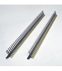 Скоба-тримач плінтів (до 48 шт.) з відкритим кабельним організатором