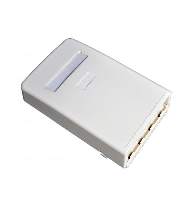 Розетка 4 порт. настенная (1хST-FC, 2xSC Simplex-LC Duplex, 1xRJ45) без ВО адаптеров