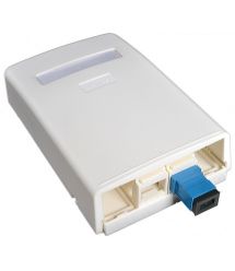 Розетка 4 порт. настінна (1хST-FC, 2xSC Simplex-LC Duplex, 1xRJ45) без ВО адаптерів