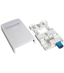 Розетка 4 порт. настінна (1хST-FC, 2xSC Simplex-LC Duplex, 1xRJ45) без ВО адаптерів