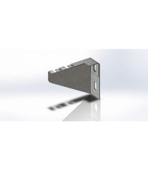 Кронштейн настінний для сітчастого лотка 50 мм, швидкого монтажу, 1,0 мм, оцинкований.