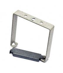 Хомут CMS с поворотной рамкой 100х100 серый.